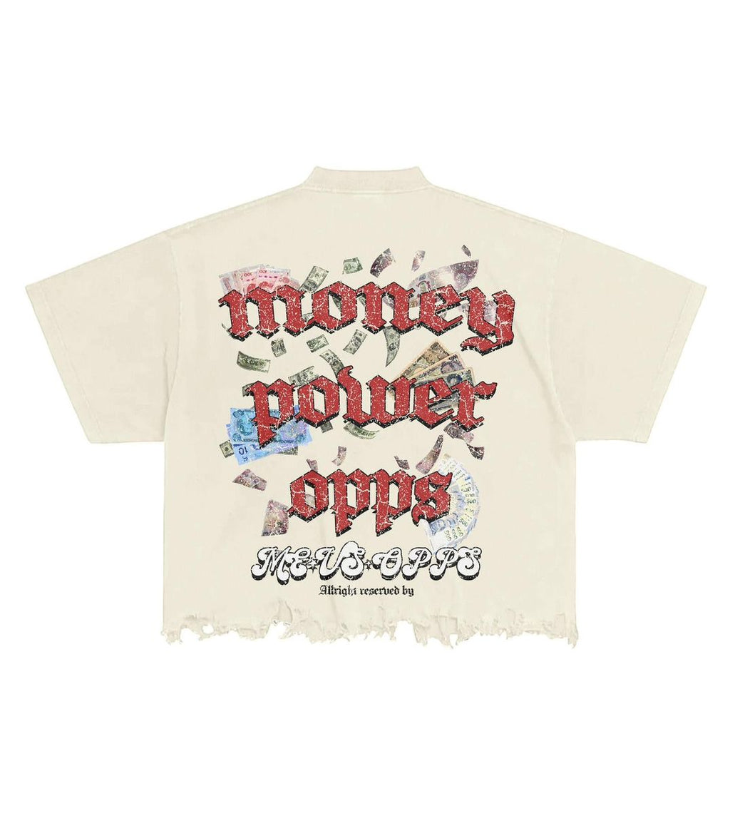 ME VS OPPS - T-Shirt - Money Power Opps - Beige