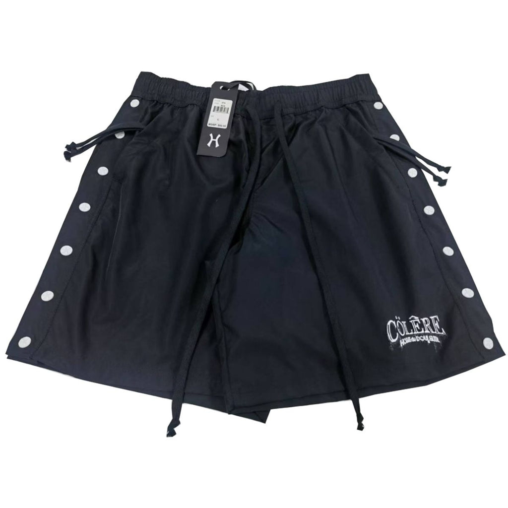 Hudson Outerwear Shorts - Colere Snap Off Nylon - Black - 574B
