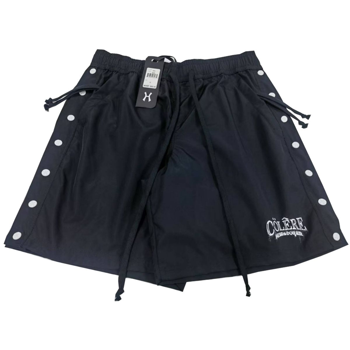 Hudson Outerwear Shorts - Colere Snap Off Nylon - Black - 574B