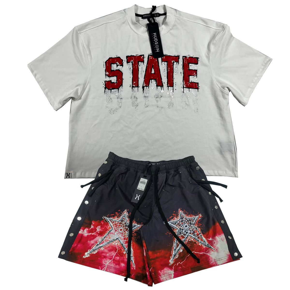 Hudson Outerwear T-Shirt - State - White - 578B