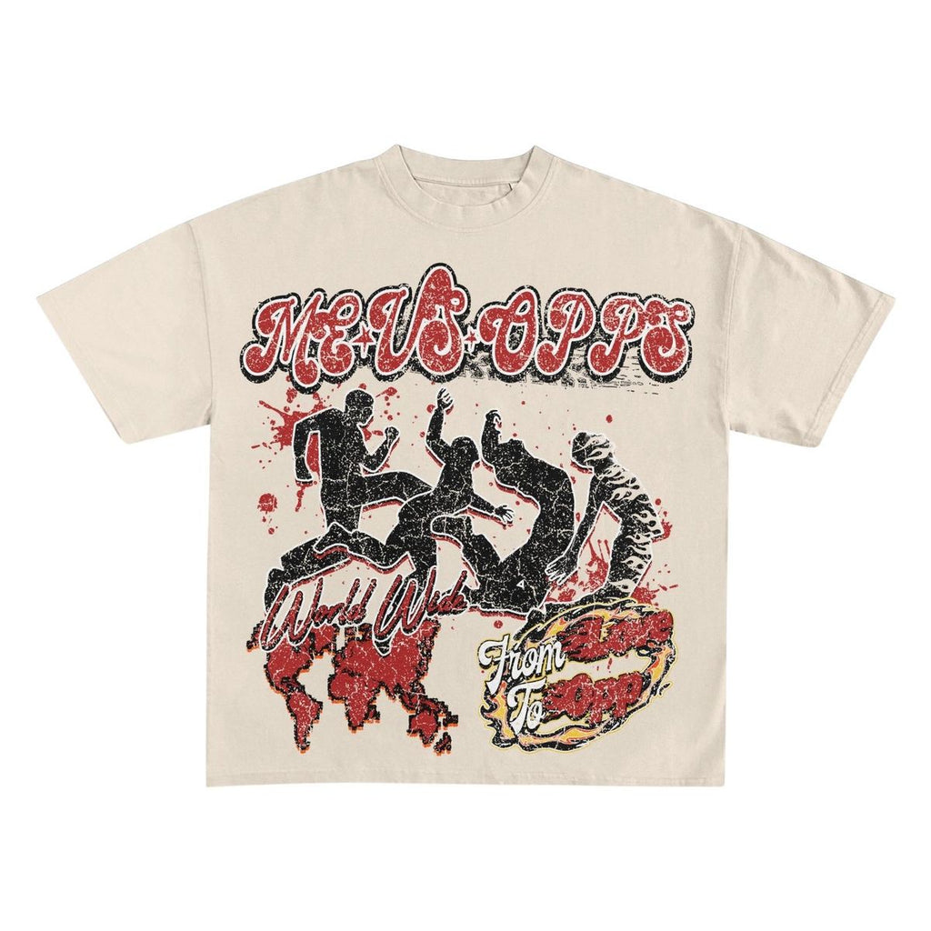 ME VS OPPS - T-Shirt - From Love To Opp - Beige