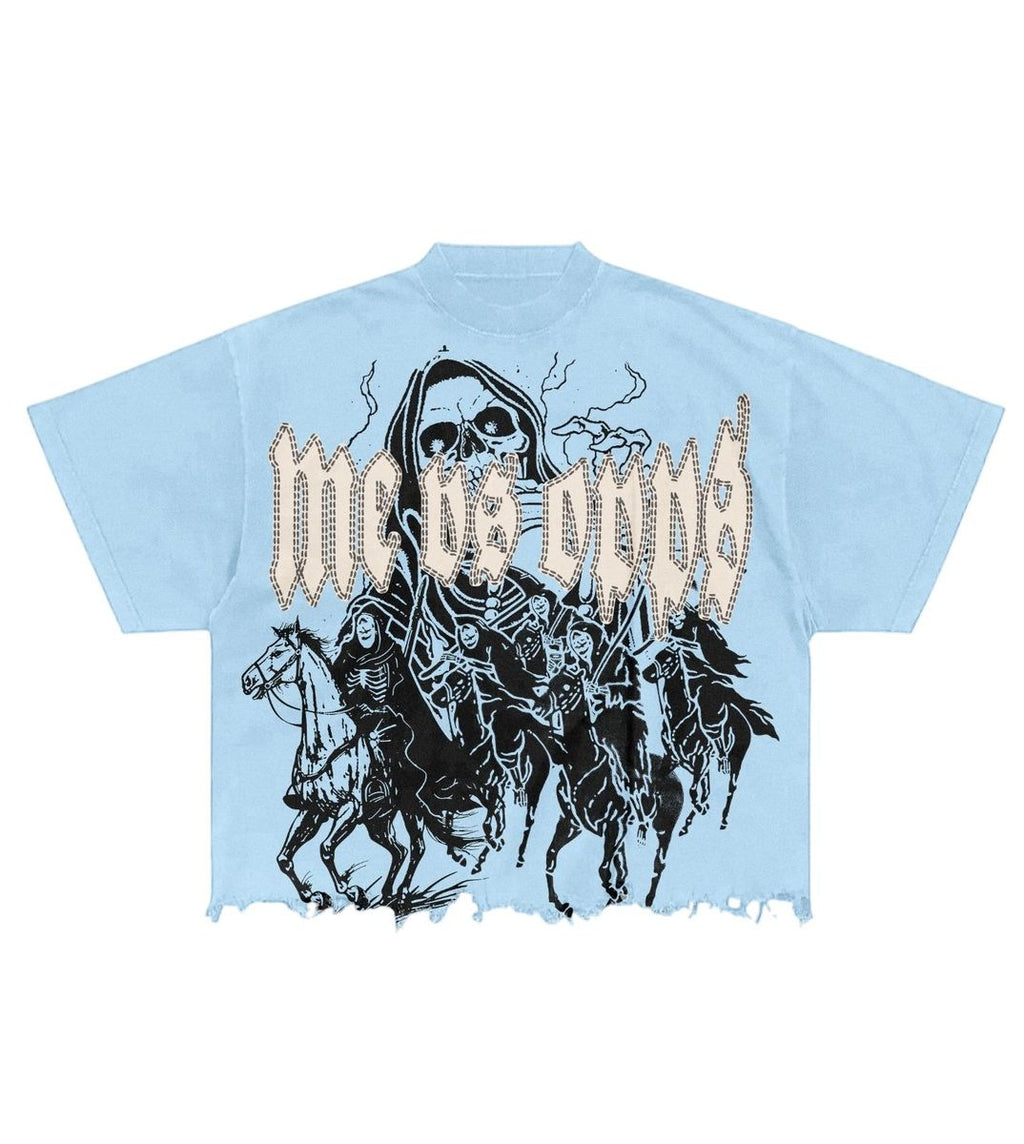 ME VS OPPS - T-Shirt - Plot For Retribution - Baby Blue