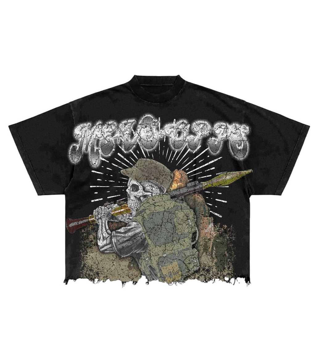 ME VS OPPS - T-Shirt - Honorable Fighter - Black