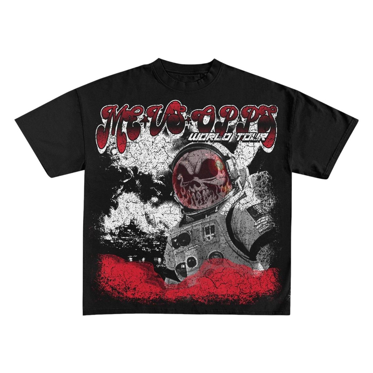 ME VS OPPS - T-Shirt - Conquer Other Worlds - Red