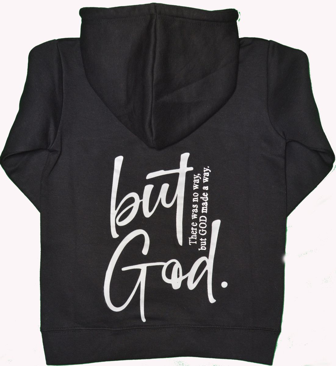 Disaster Juniors Jeans - Kids Hoodie But God - Black