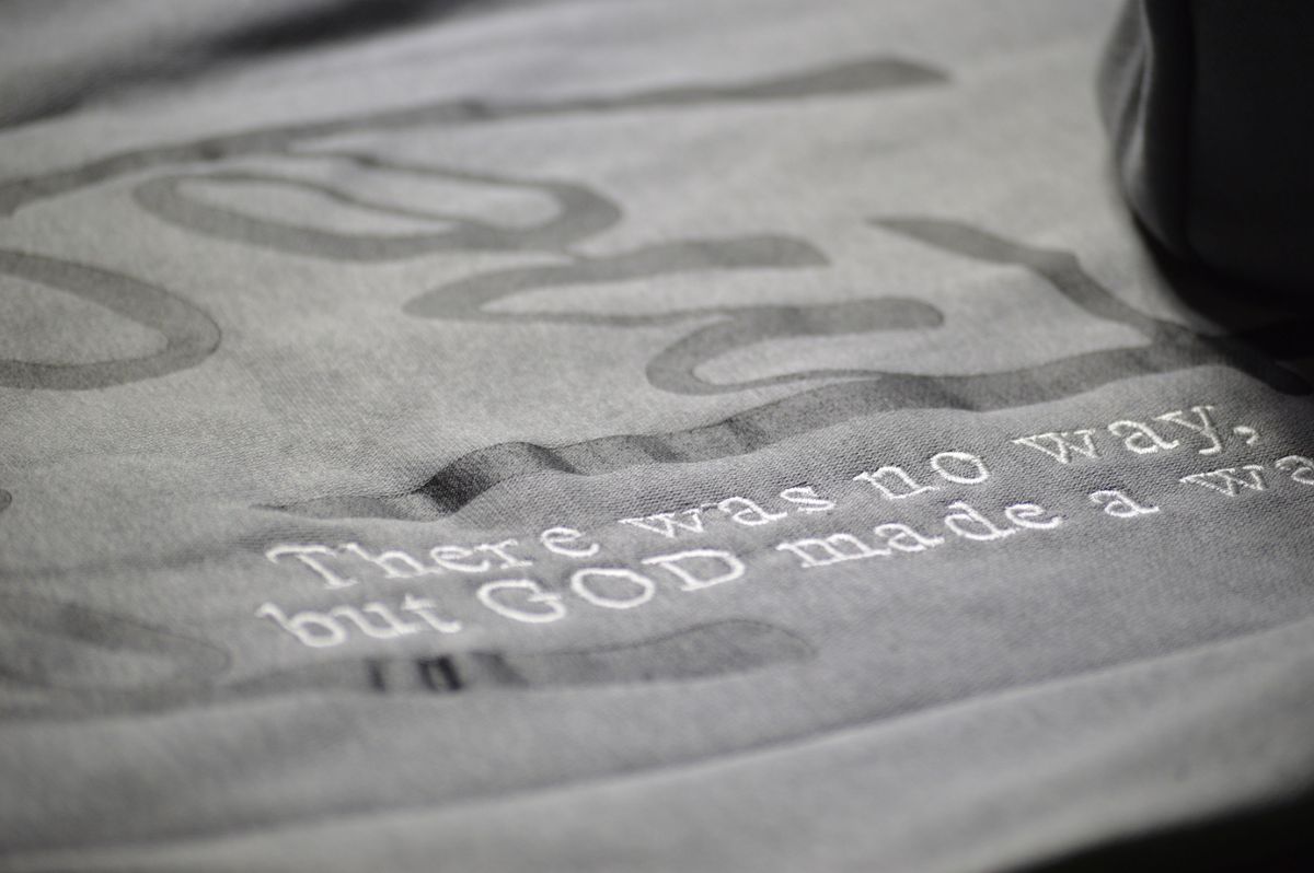 Disaster Juniors Jeans - Kids Hoodie But God - Grey