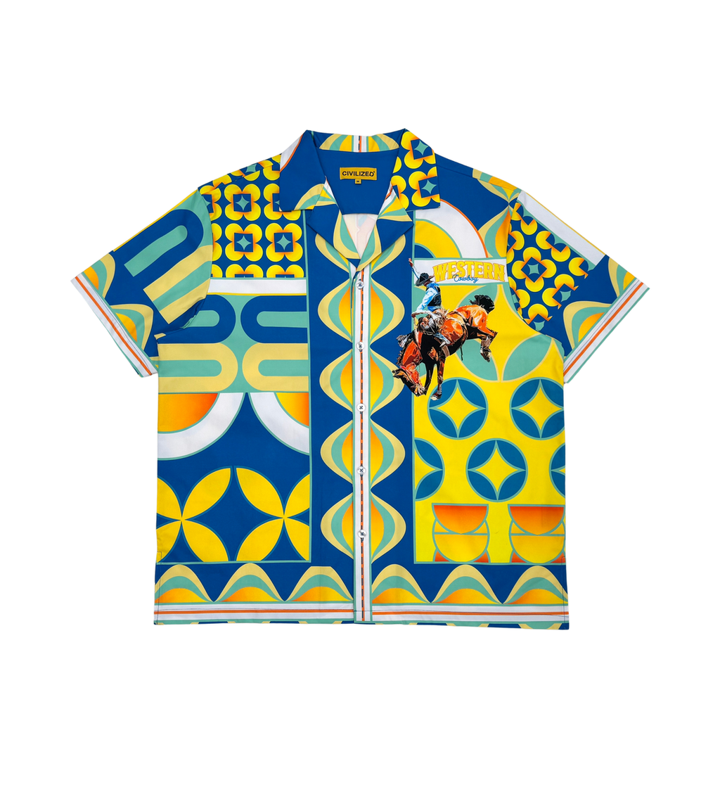 Civilized Short Set - Rodeo Blue - CV6308-6309