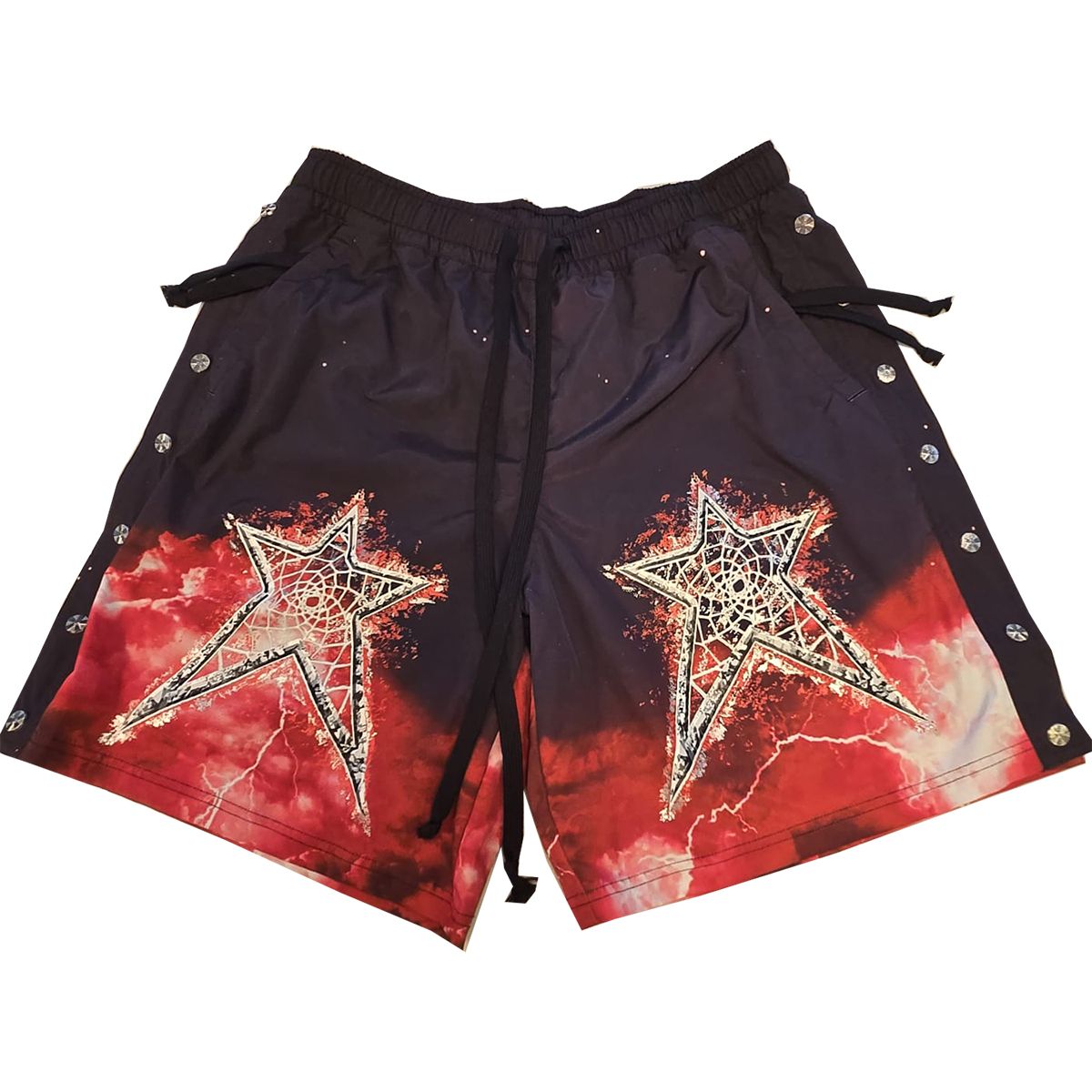 Hudson Outerwear Shorts - Dreamstate Snap Off Nylon - Red - 581B