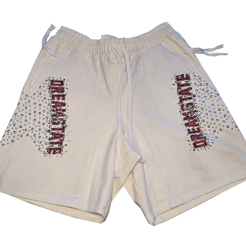 Hudson Outerwear Shorts - Dreamstate Fleece - White - 580B