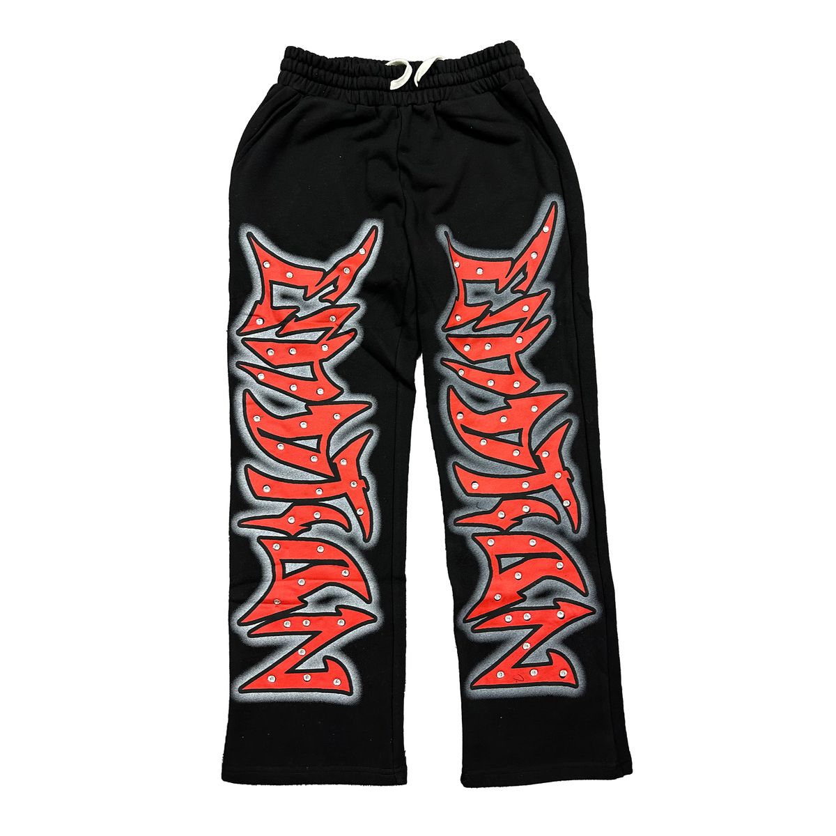 Mixed Emotion Sweatpants - Graffiti Pants - Black