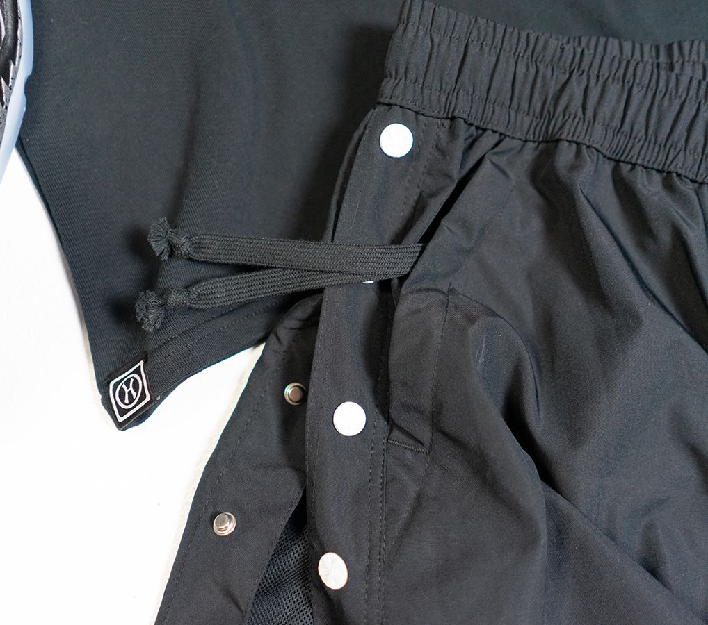 Hudson Outerwear Shorts - Colere Snap Off Nylon - Black - 574B
