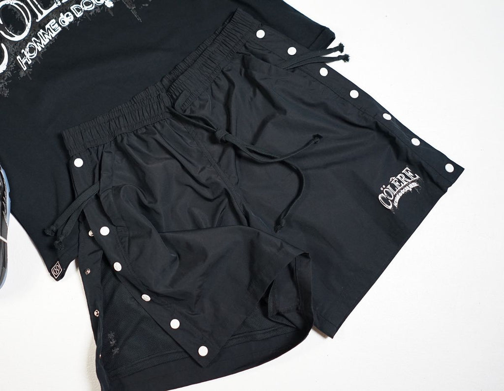 Hudson Outerwear Shorts - Colere Snap Off Nylon - Black - 574B