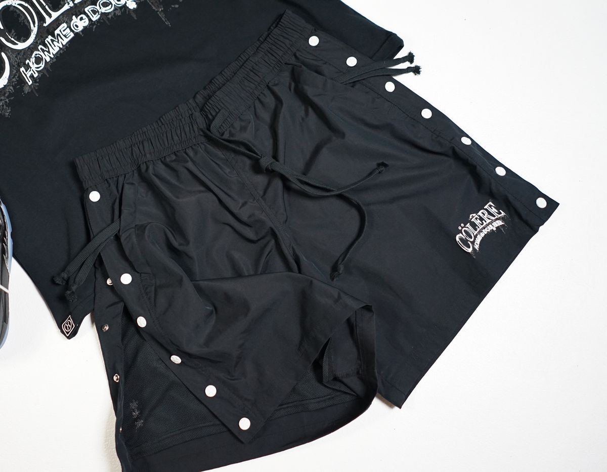 Hudson Outerwear Shorts - Colere Snap Off Nylon - Black - 574B