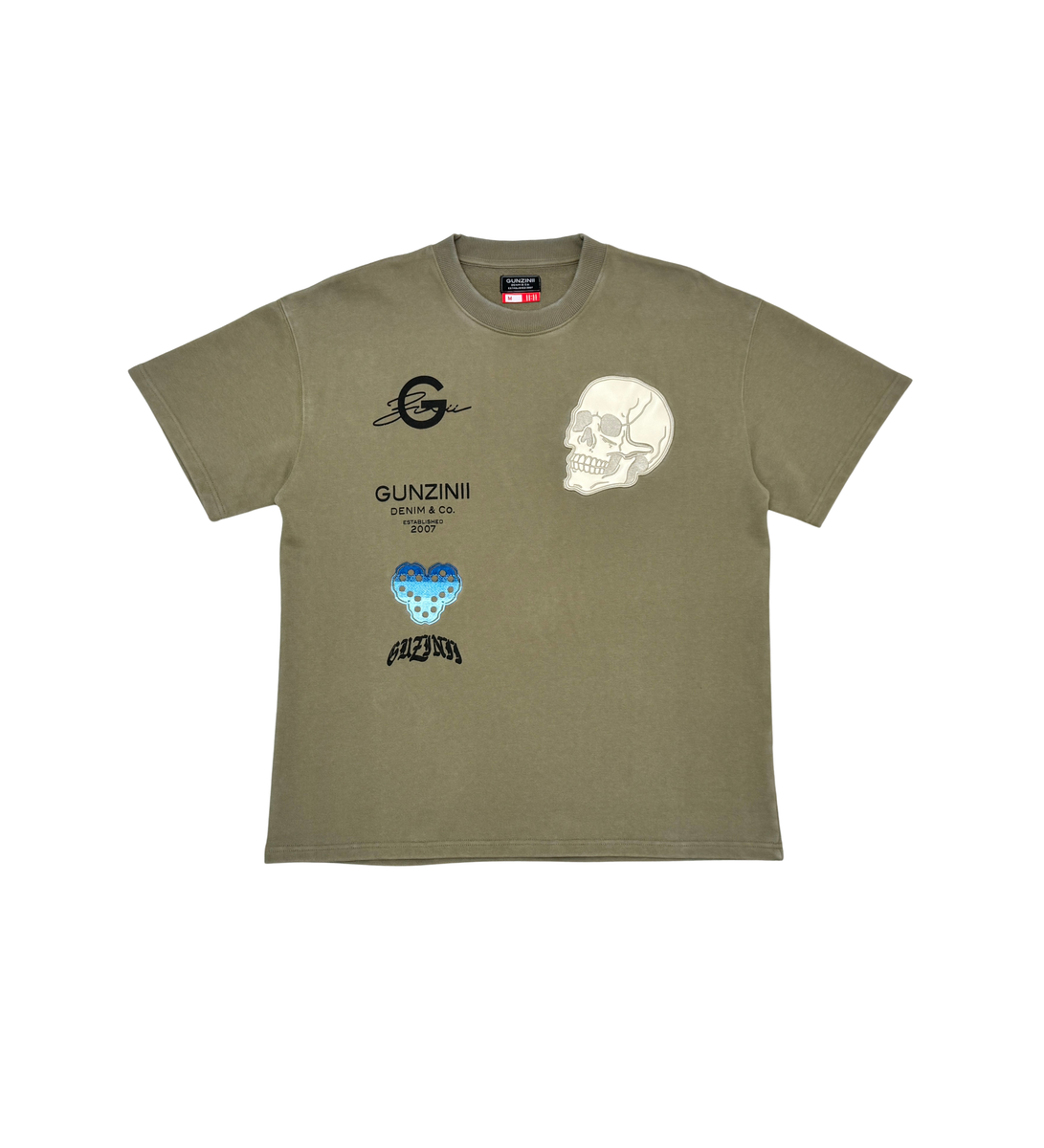 Gunzinii T-Shirt - Army Green - GZ568
