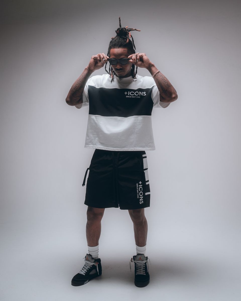 Hudson Outerwear T-Shirt - +Icons Tee - White-Black - 565