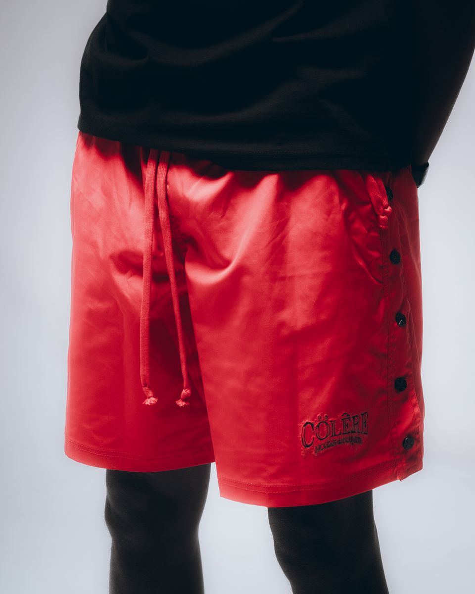 Hudson Outerwear Shorts - Colere Snap Off Nylon - Red - 574B