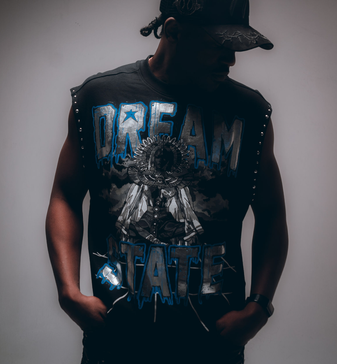 Hudson Outerwear T-Shirt - Dreamstate Sleeveless - Black - 577B