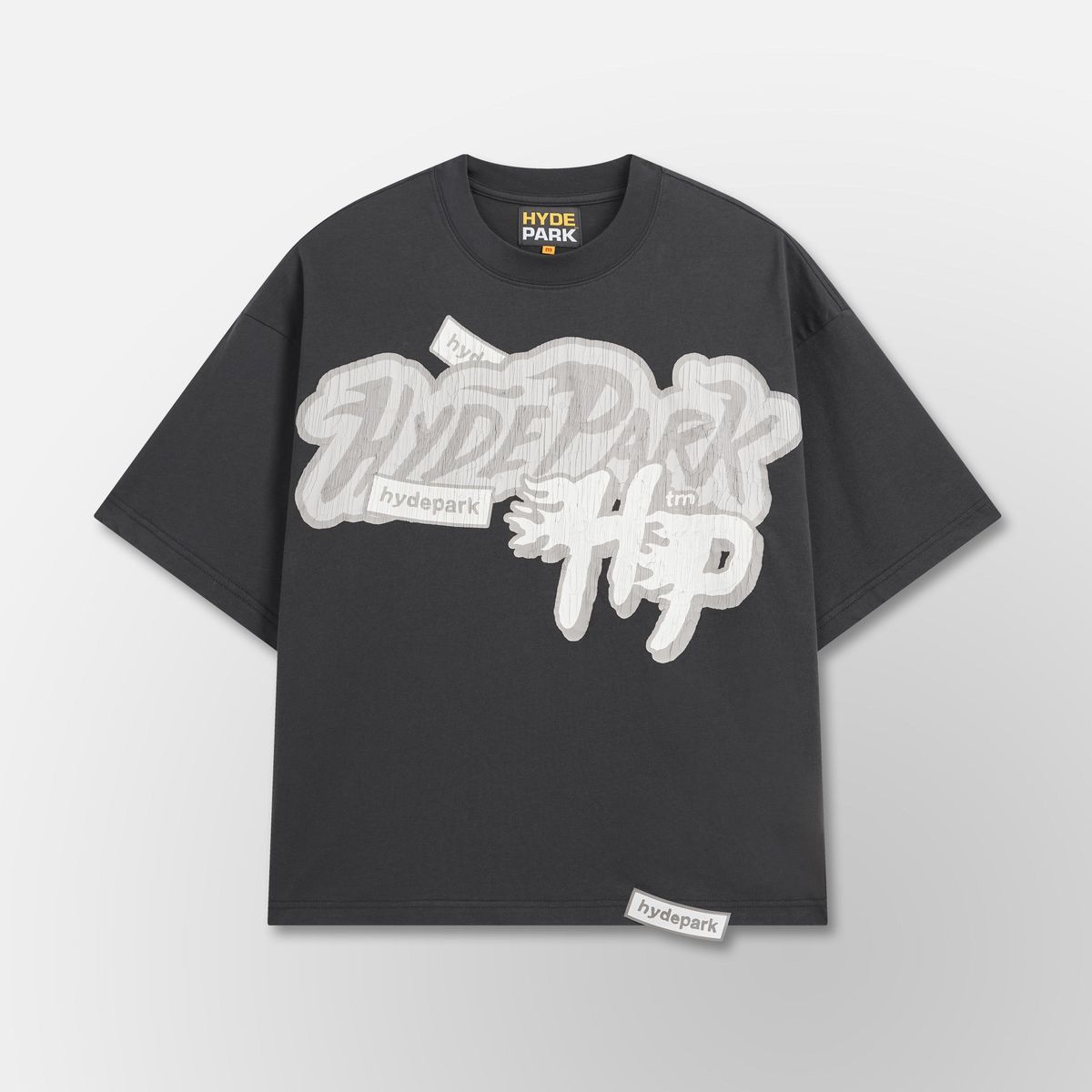 Hyde Park T-Shirt - Monochrome Tee - Black