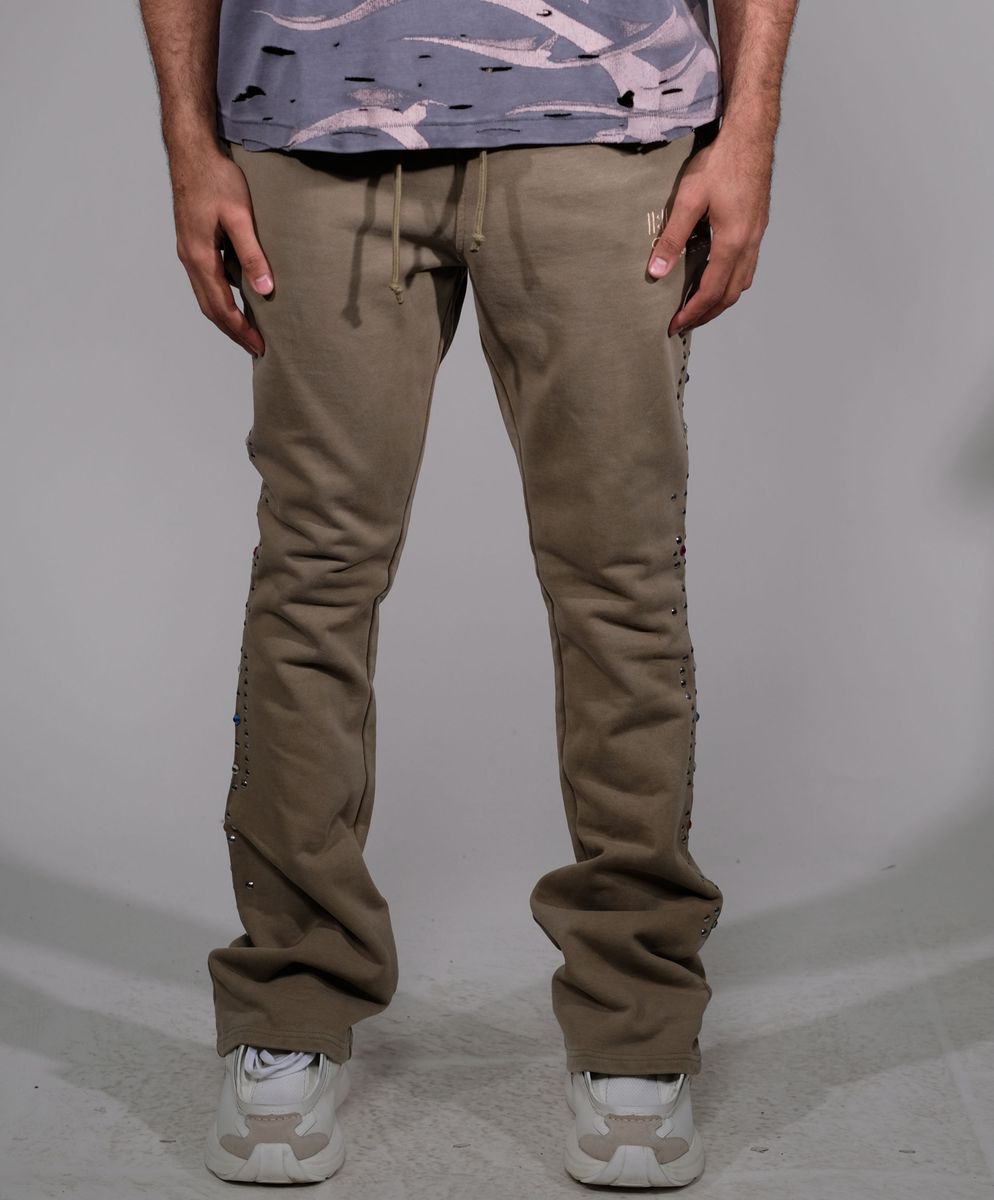 Gunzinii Sweatpants - Stacked Olive - GZ684