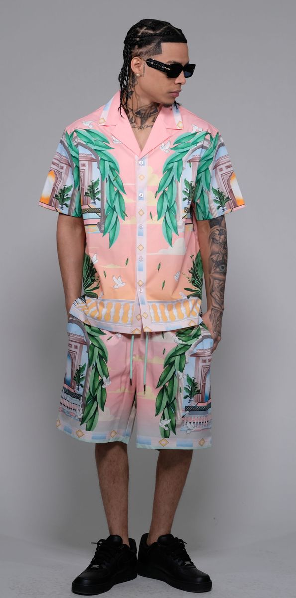 Civilized Short Set - Pink - CV6304.6305