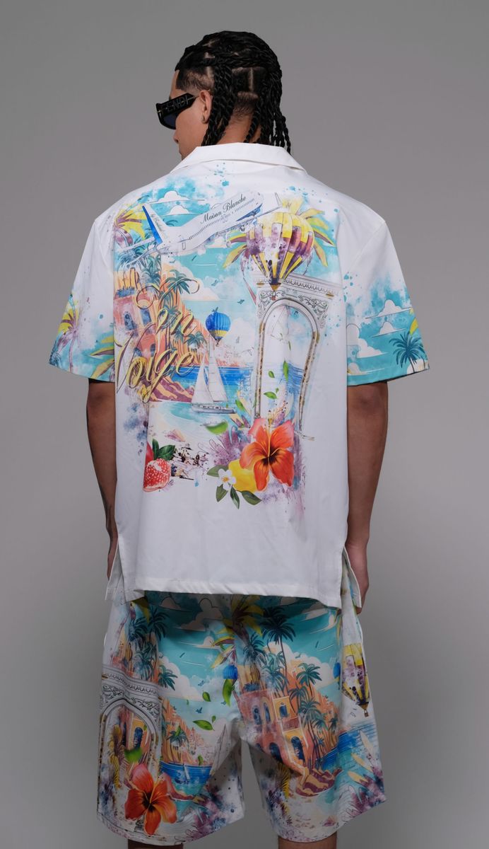 Civilized Short Set - White - CV6306-6307