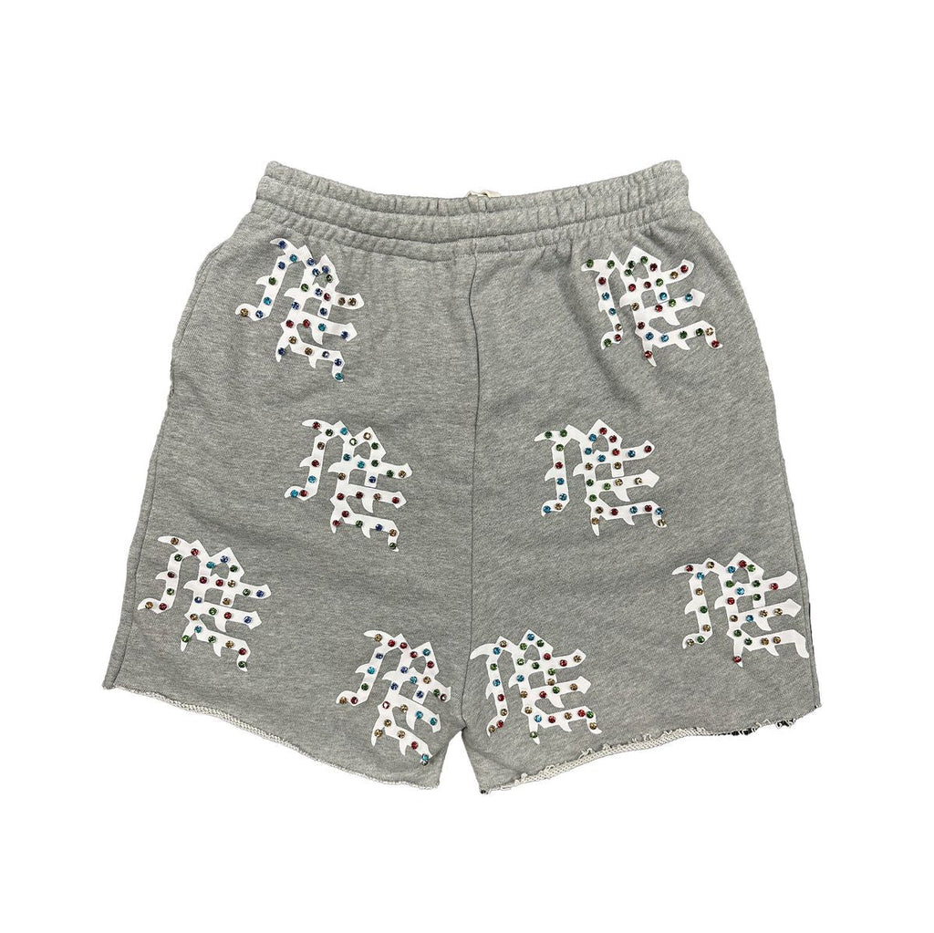 Mixed Emotion Shorts - ME Logo - Grey