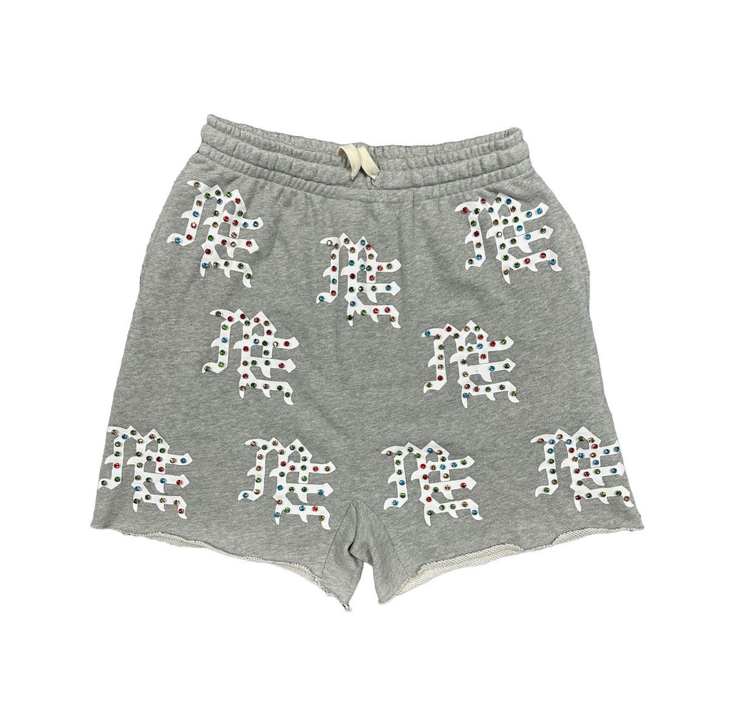 Mixed Emotion Shorts - ME Logo - Grey