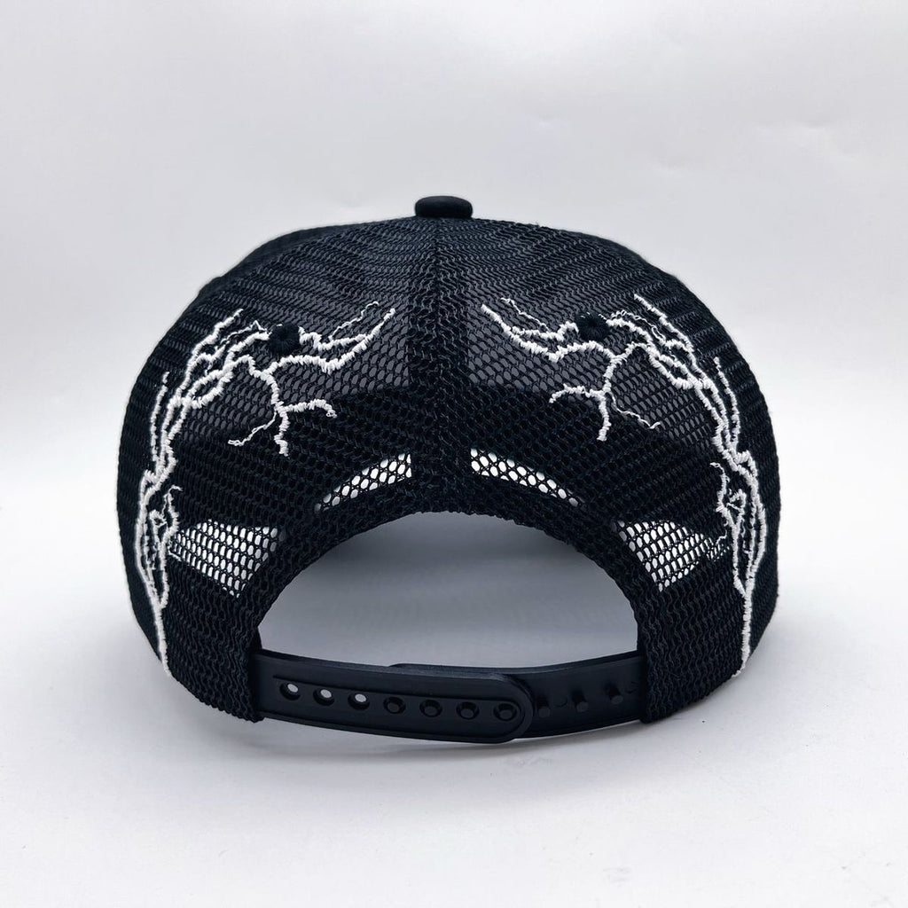 Hudson Hat - +Icons Suede Trucker Hat  - White-Black