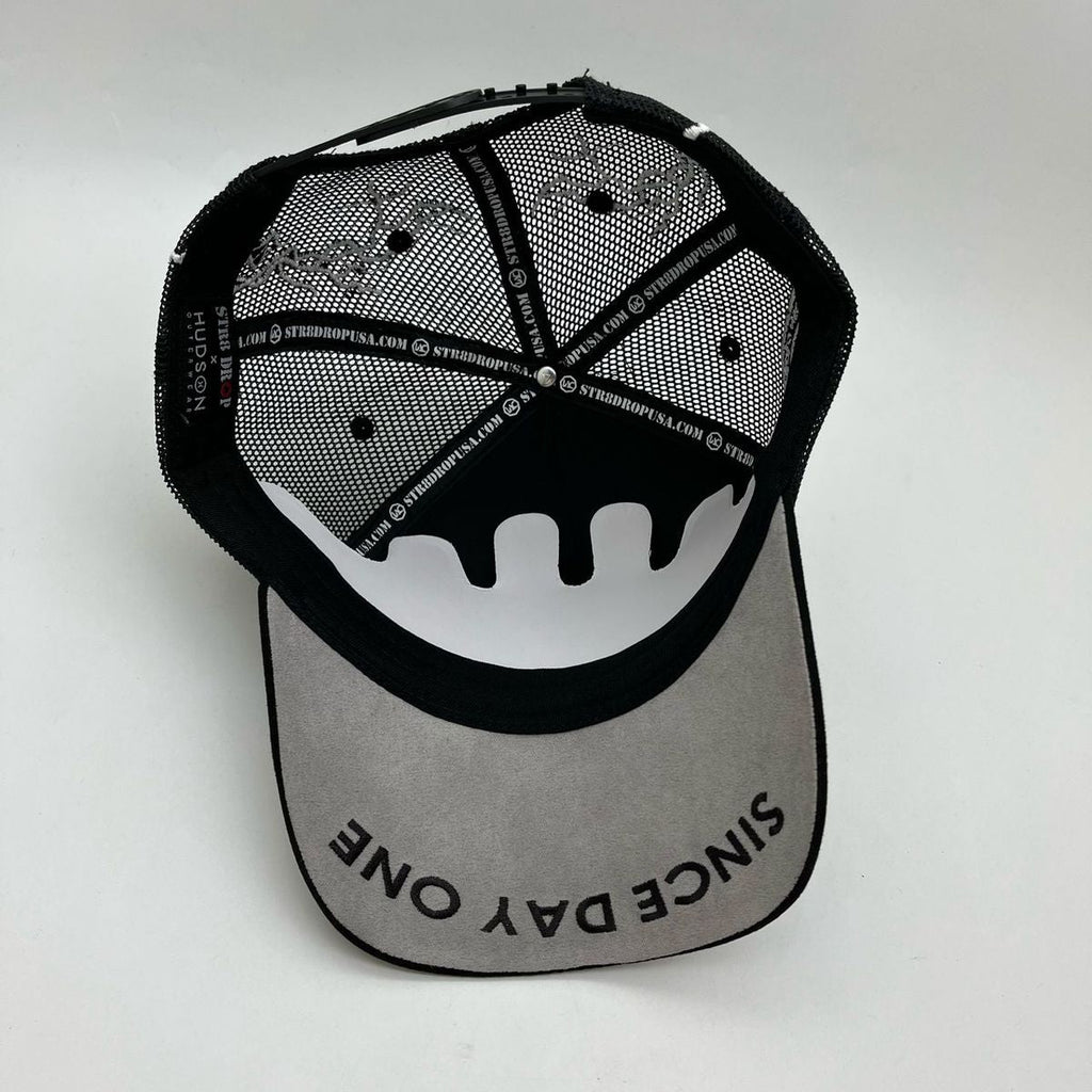 Hudson Outerwear Hat - +Icons Suede Trucker - Black - CD0275