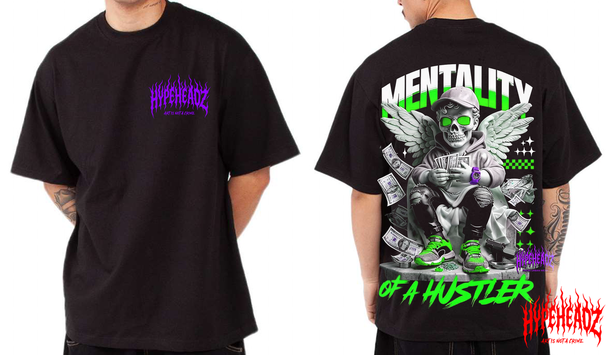 Hypeheadz T-Shirt - Mentality - Black - H202546