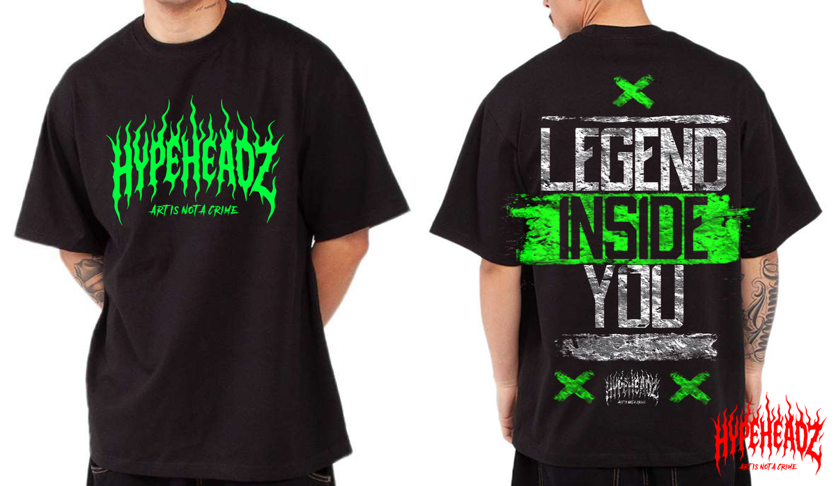Hypeheadz T-Shirt - Legend - Black - H202539