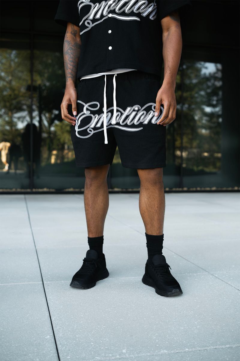 Mixed Emotion Shorts -  Signature Shorts -  Black