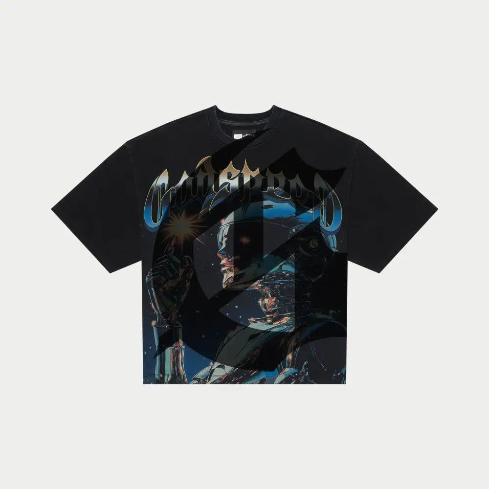 Godspeed T-Shirt - Sputnik Moment - Black Wash
