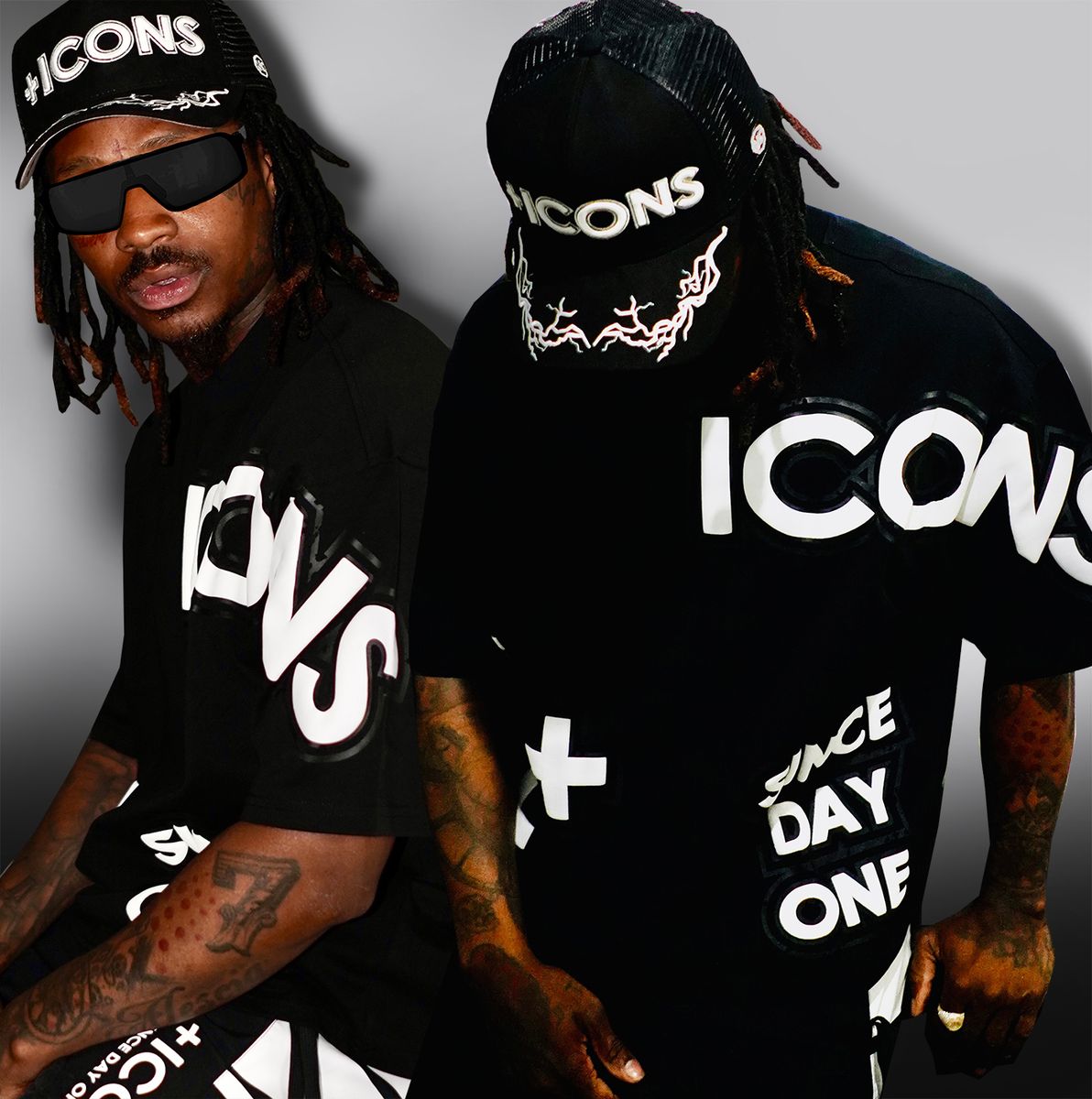 Hudson Outerwear T-Shirt - Icons Day 1 Tee - Black - 587