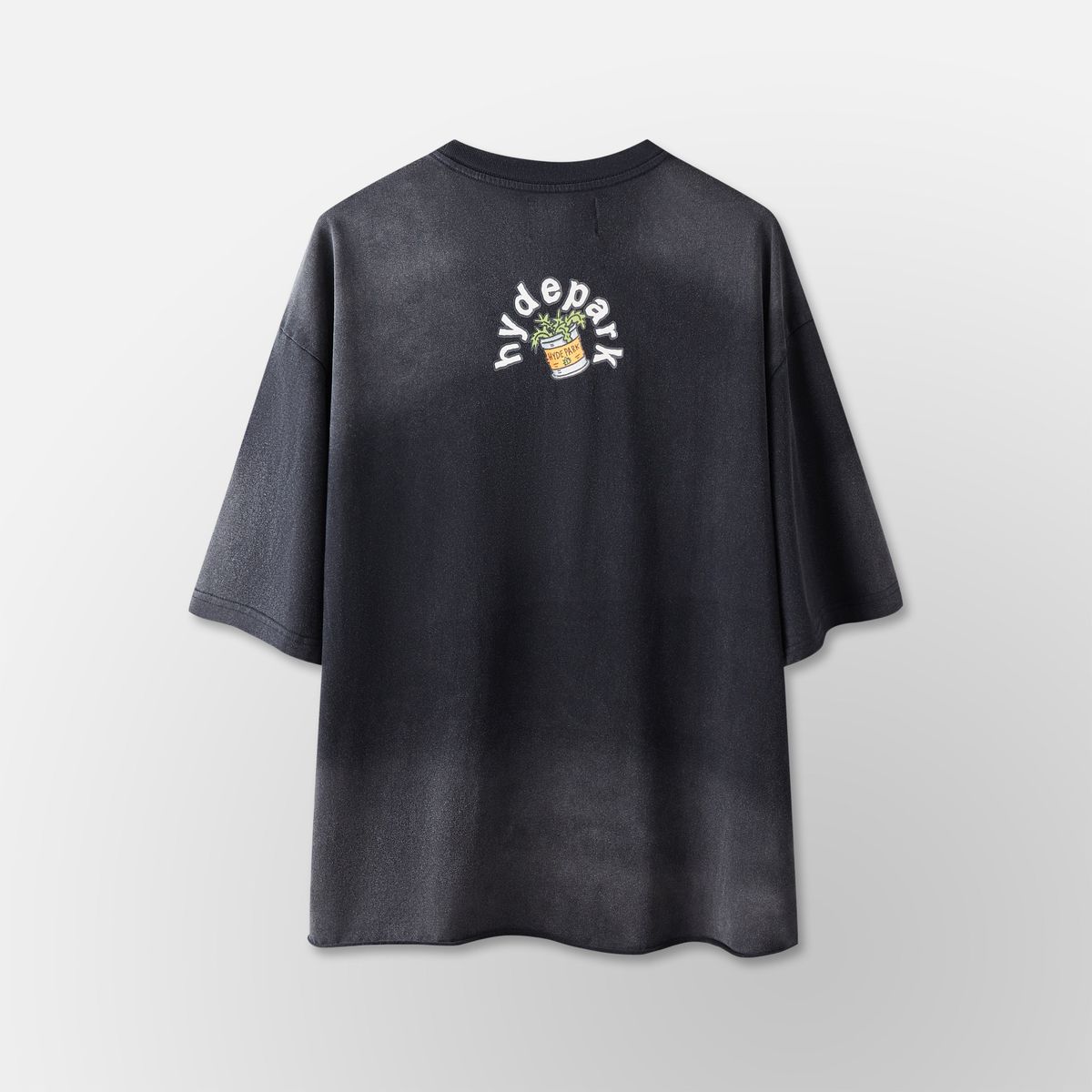 Hyde Park T-Shirt - Puffing Spinach Tee - Black