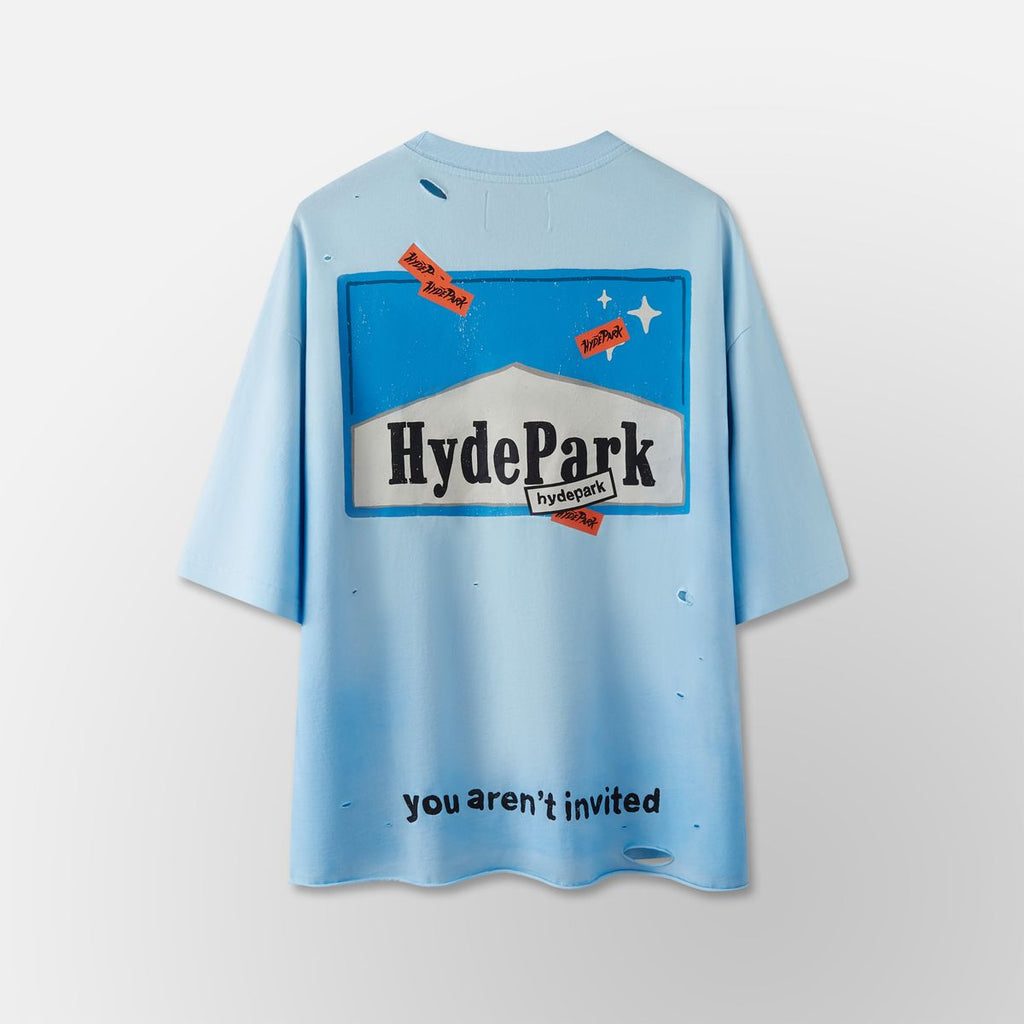 Hyde Park T-Shirt - Ciggy Cig Tee - Blue