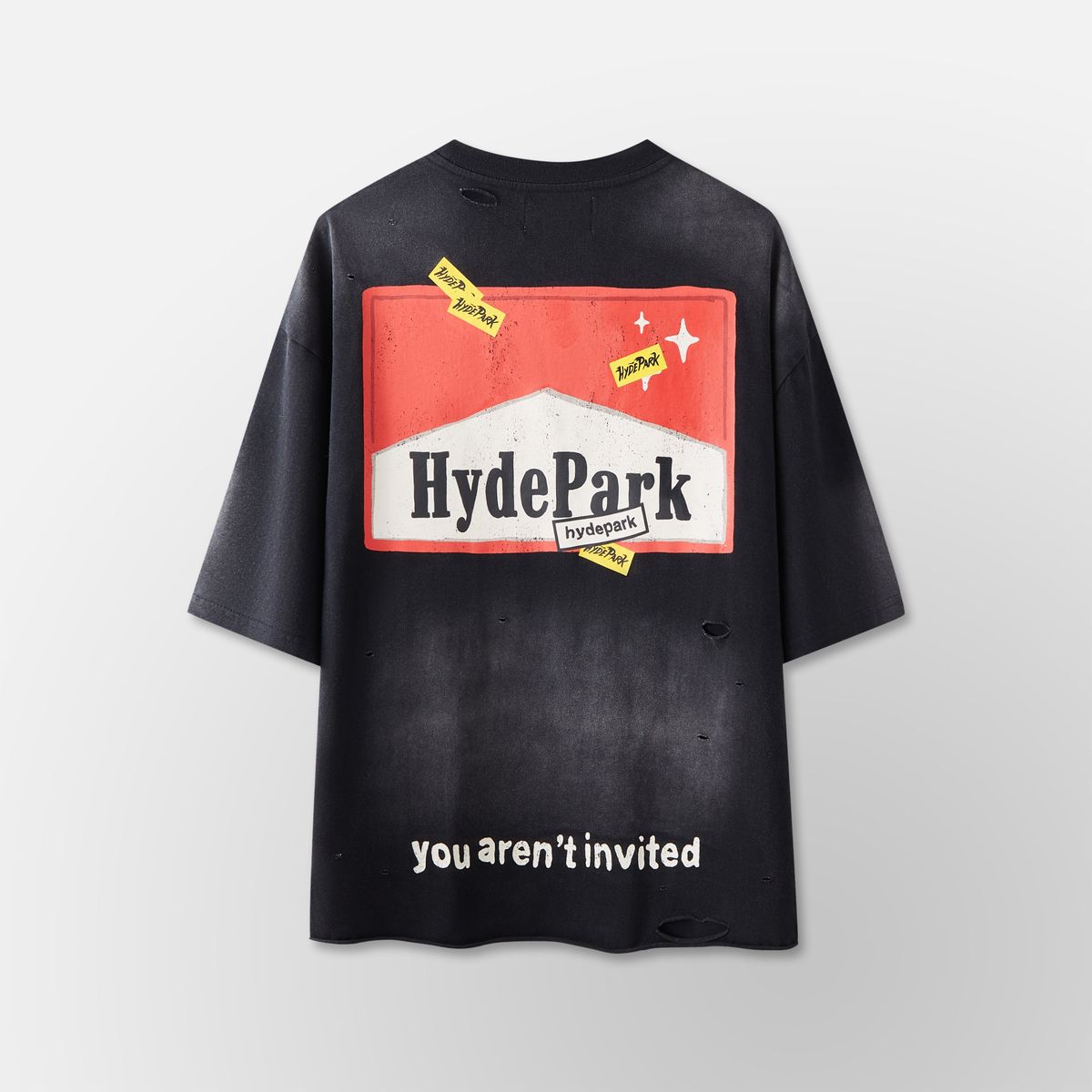 Hyde Park T-Shirt - Ciggy Cig Tee - Black