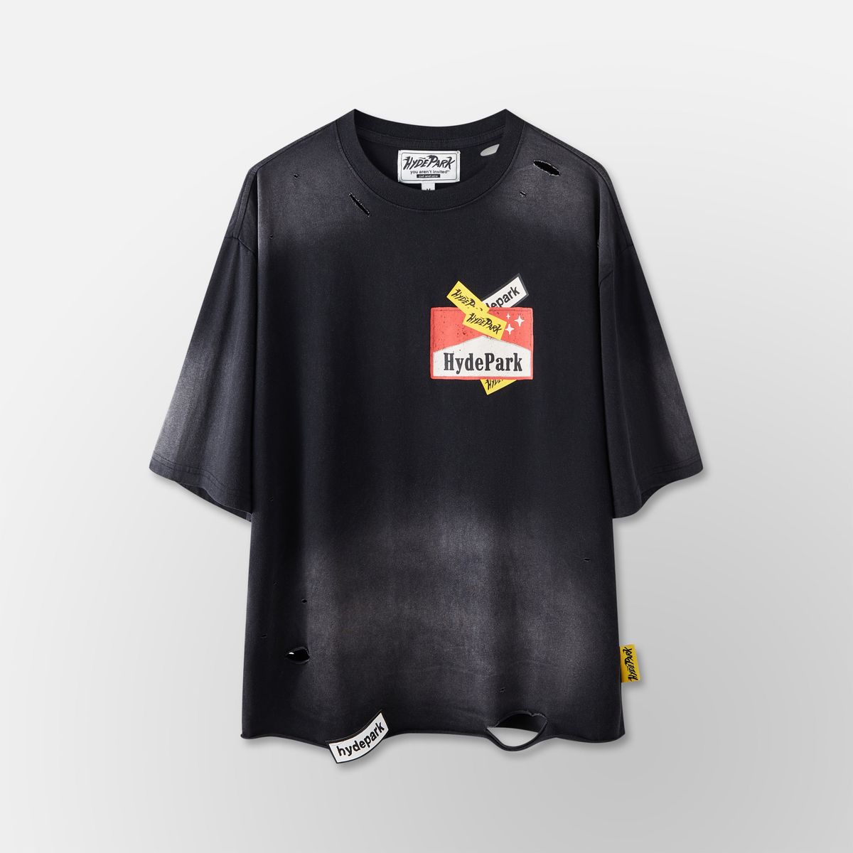 Hyde Park T-Shirt - Ciggy Cig Tee - Black