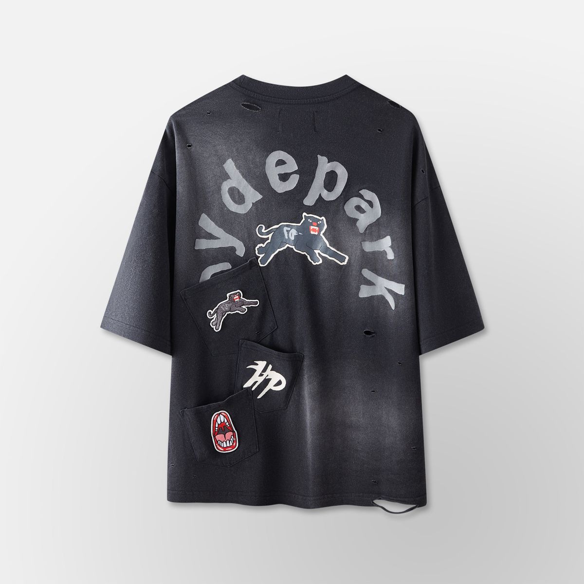 Hyde Park T-Shirt -  Pockets Everywear Tee - Black