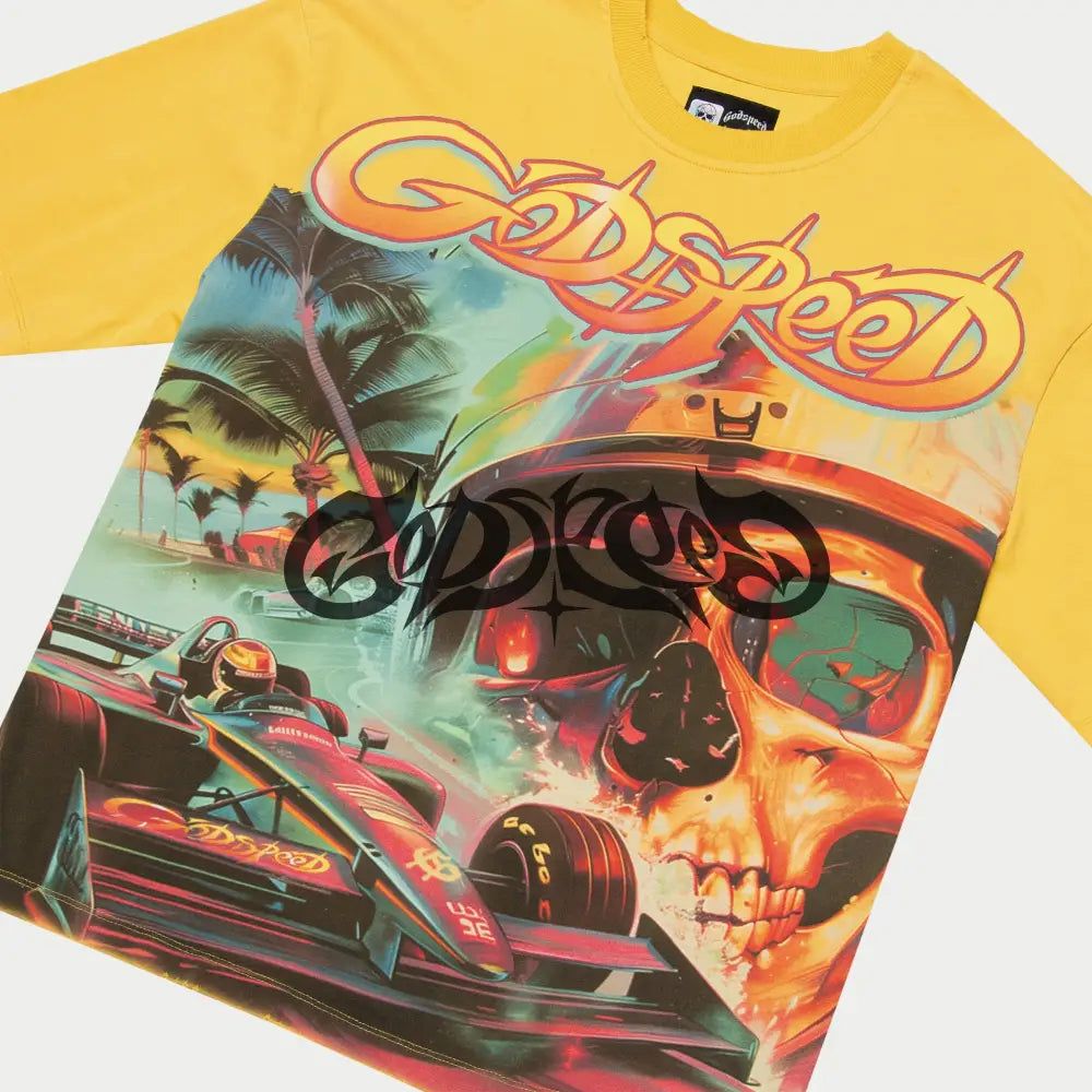 Godspeed T-Shirt - F1 Dreams - Yellow