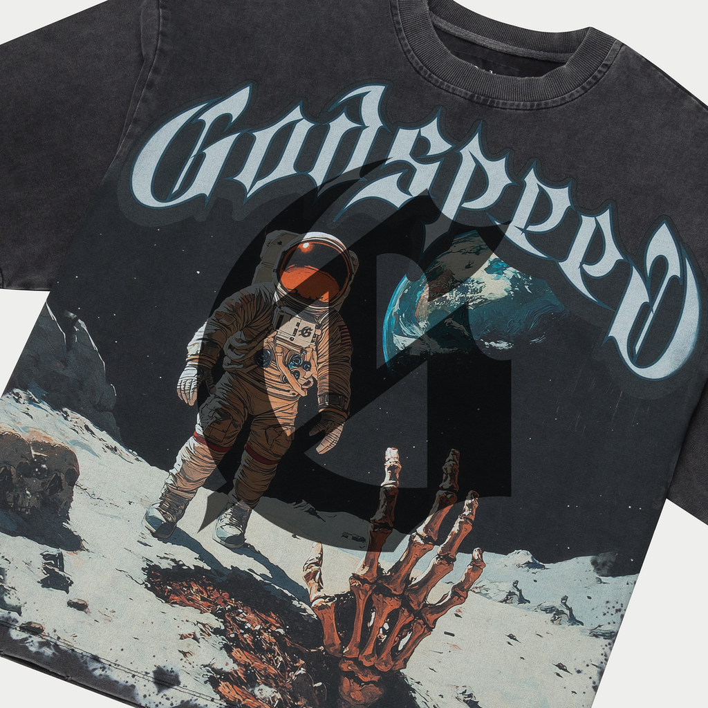 Godspeed T-Shirt - First Contact - Grey Wash
