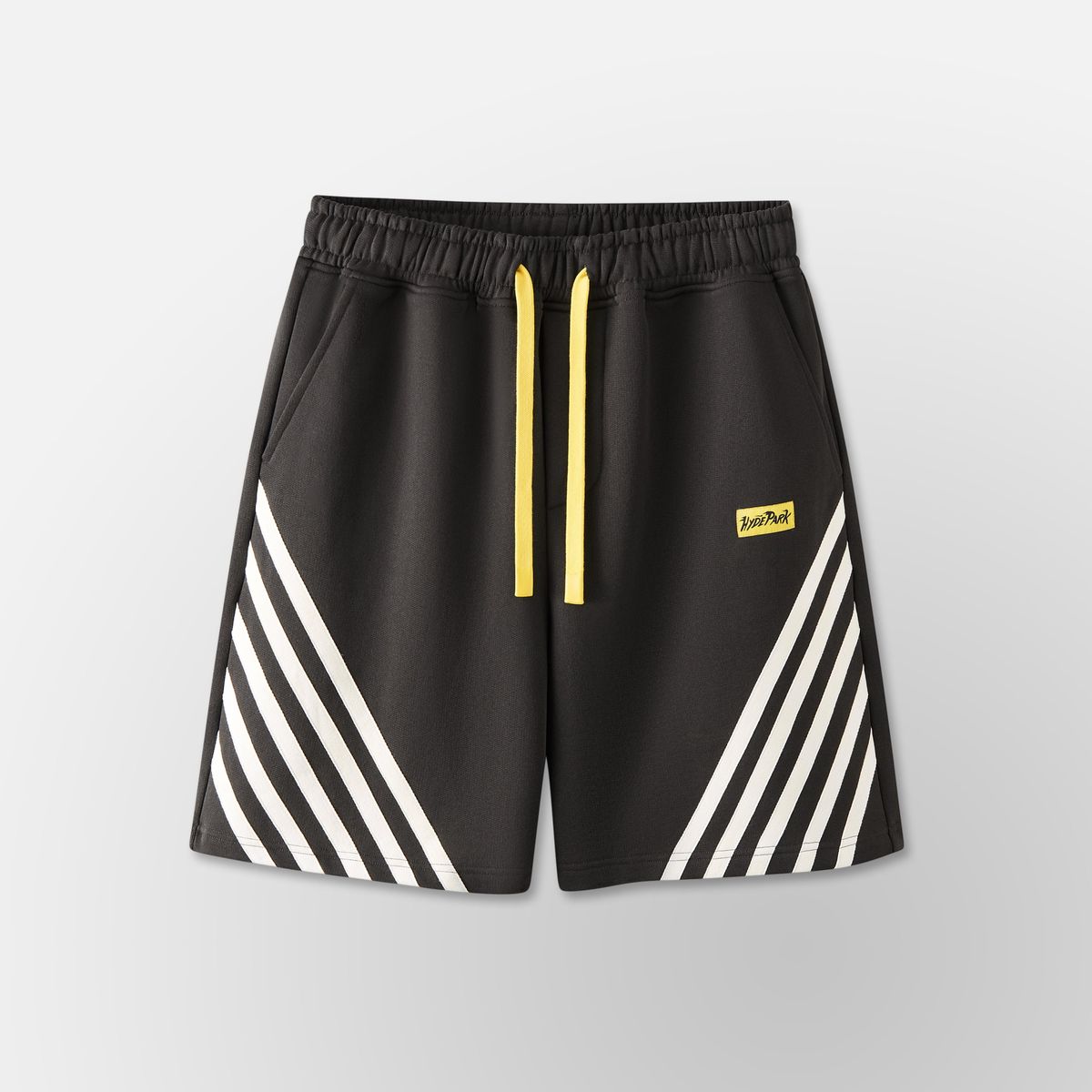 Hyde Park Shorts - Relax Striped Shorts - Black