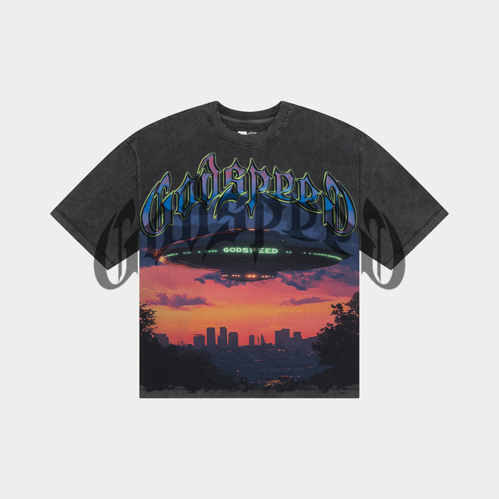 Godspeed T-Shirt - U.A.P - Grey Wash