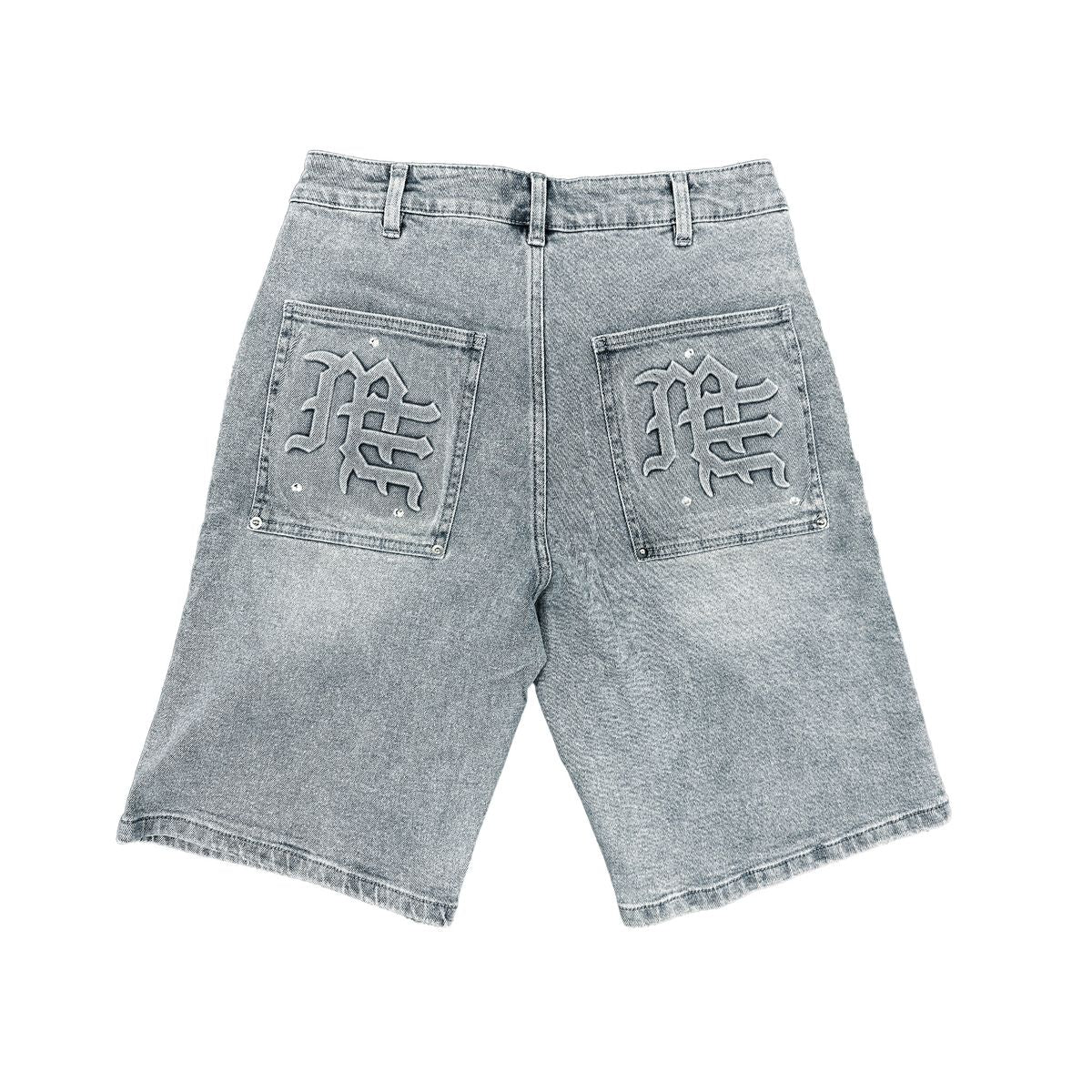 Mixed Emotion Shorts - Paisley - Blue Denim