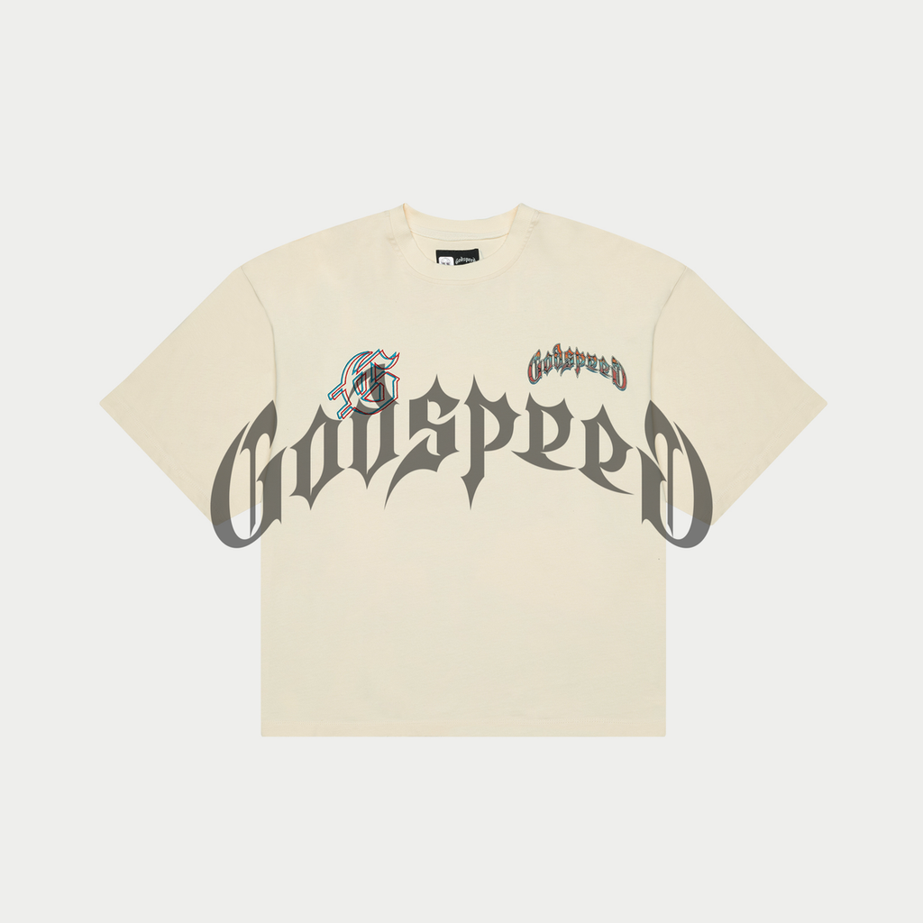 Godspeed T-Shirt - Biker Nation - Bone