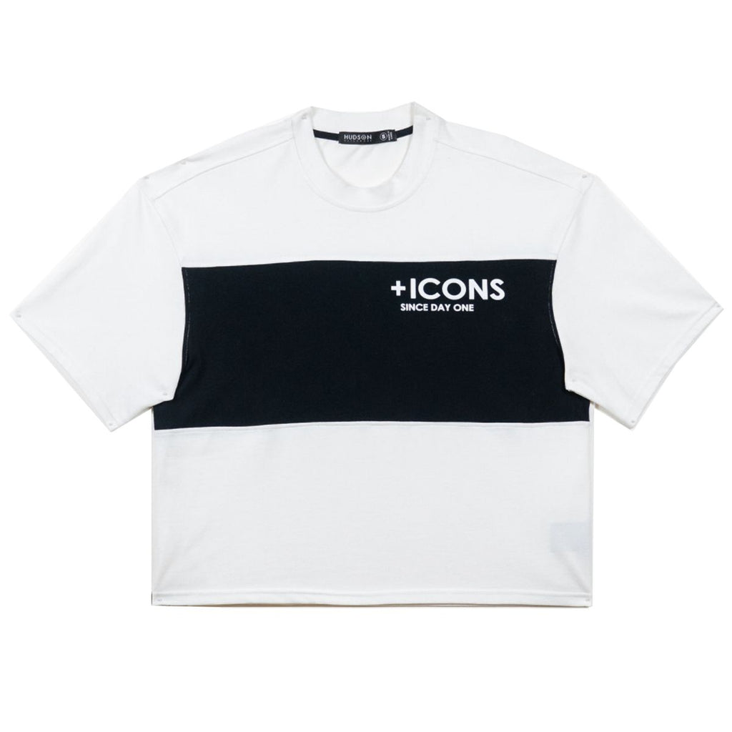Hudson Outerwear T-Shirt - +Icons Tee - White-Black - 565