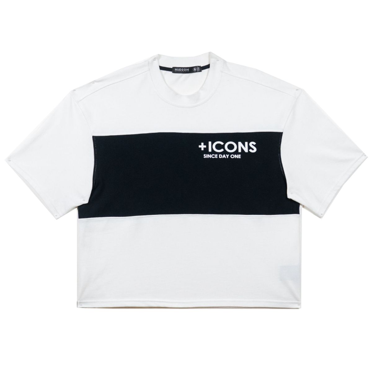 Hudson Outerwear T-Shirt - +Icons Tee - White-Black - 565