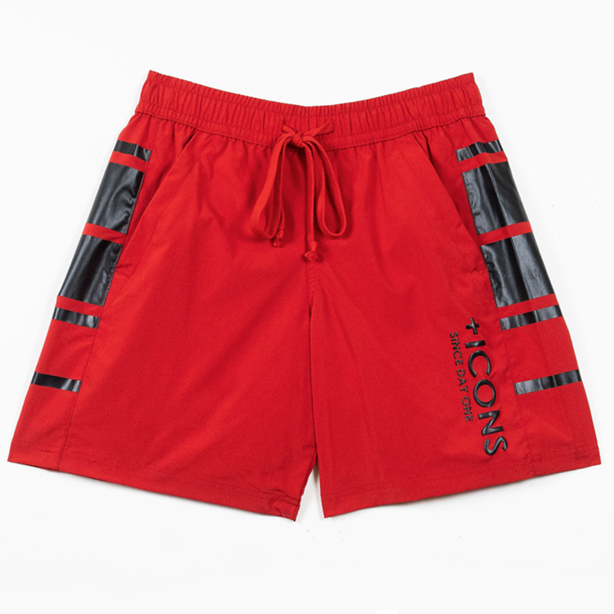 Hudson Shorts - +Icons Nylon Short - Red - 566