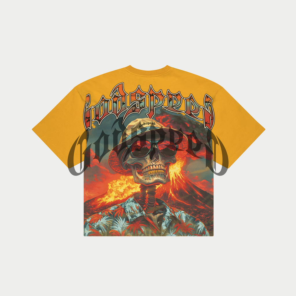 Godspeed T-Shirt - Natural Disaster - Canary