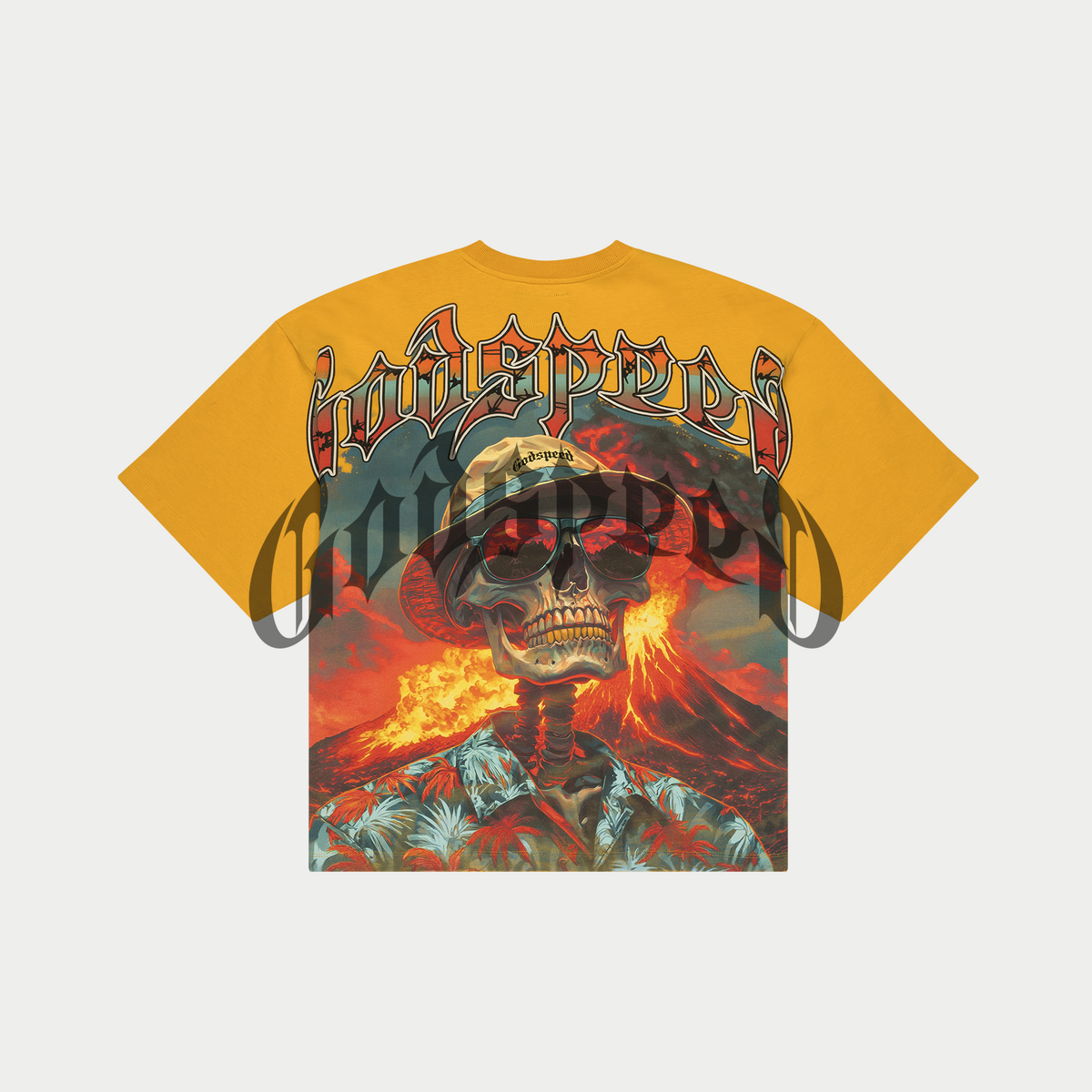 Godspeed T-Shirt - Natural Disaster - Canary